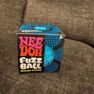 NeeDoh BLUE Fuzz Ball - The Velvet Squeeze - New Fast Ship